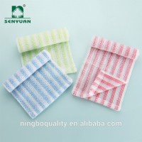 High quality Polyester Colorful knitted soft Hard feel body wash towel