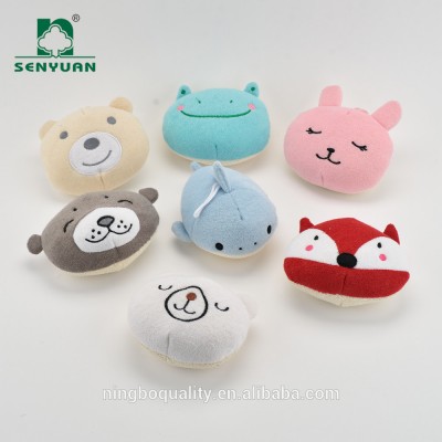 Wholesale Animal Shaped  colorful lovely baby bath sponge