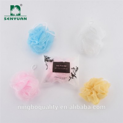 High Quality Eco Friendly Colorful Shower Mesh Puffs Bath Ball