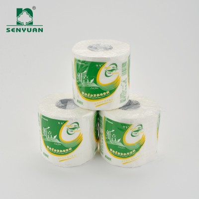 Standard Roll Size Soft 3ply White Toilet Tissue Paper Roll