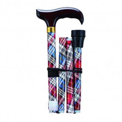 Adjustable aluminium blind folding walking sticks with printing