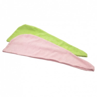 Personalized Microfiber Hair Drying Turban Wrap Towels